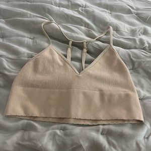 By Anthropologie Jenny Seamless Bralette light sand